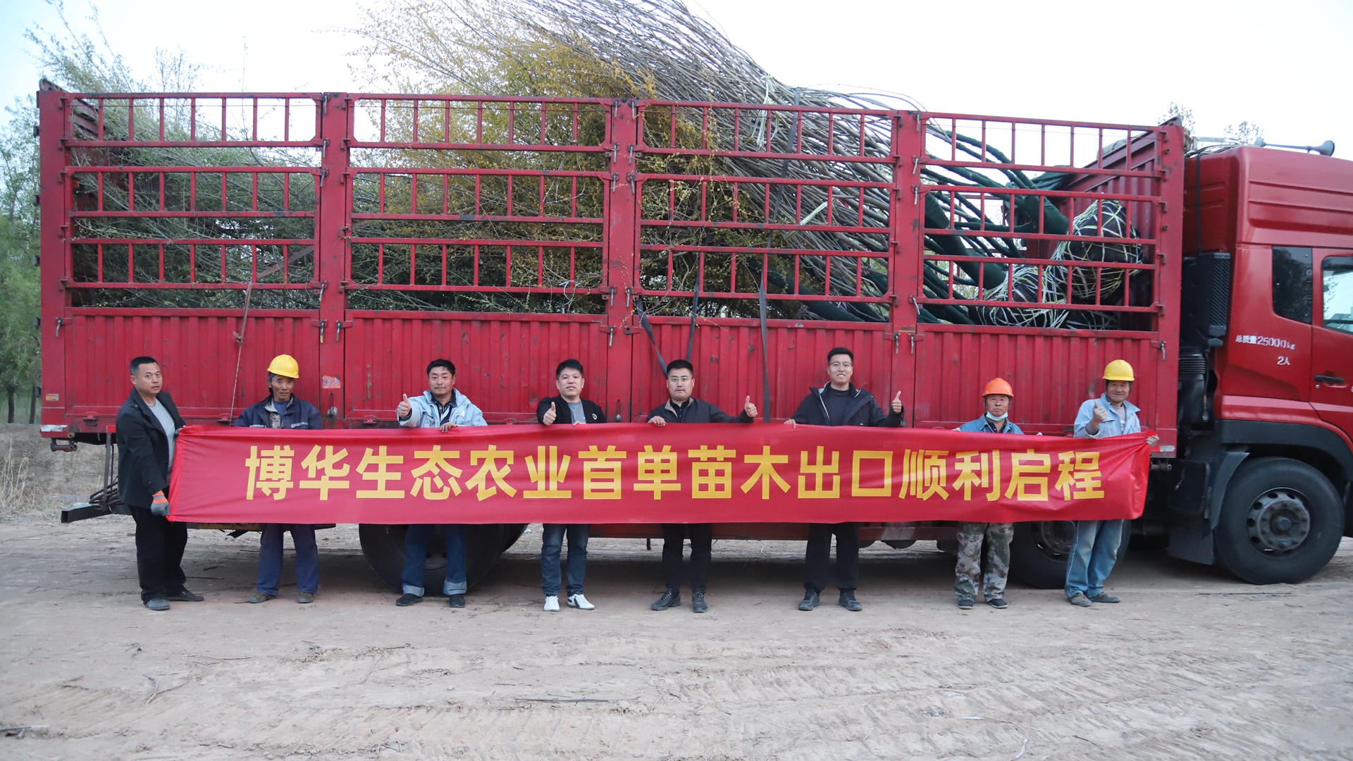 博華苗木(mù)“出海(hǎi)”闖世界——首單苗木(mù)出口業(yè)務順利交付